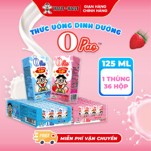 Thức Uống Dinh Dưỡng Want Want Opao Thùng 125ml Nhiều Vị Sữa Chua Uống Tiệt Trùng Tự Nhiên