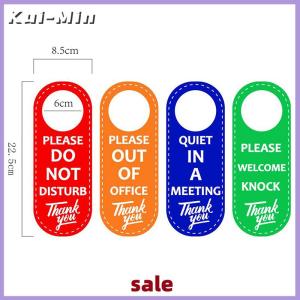 Kui-Min Door Sign Hanger Tags Cleaning Label Do Not Disturb Signs Double-Sided Tag