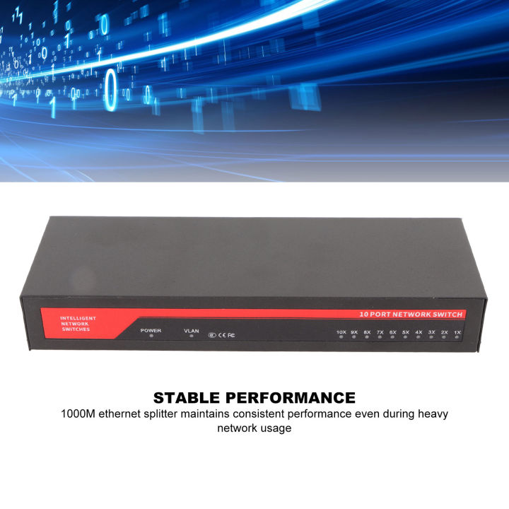 Ethernet Splitter Auto MDI MDIX Gigabit Switch for Home Company | Lazada