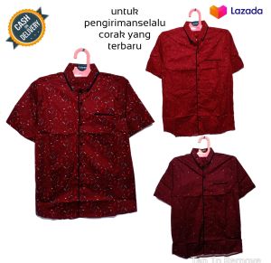 Kemeja Lengan Pendek Anak Laki Laki Pria Remaja Fashion Bahan Katun Strecth Adem Melar Motif Bermotif Polos Kotak Kotak Murah Umur Usia TK SD SMP SMA Umur Usia 1 2 3 4 5 6 7 8 9 0 Tahun-TUBS1023211516