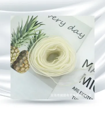 Wrapping Ribbon/Golden Edges Wavy Fishtail Ribbon Stylish Fadeless Net Yarn Gift Bouquet