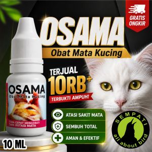 SEMPATI Obat Tetes Mata Kucing Osama 10ml Obat Mata Kucing Belekan Mata Merah Berair Iritasi Infeksi Eye Drops Eye Care Cairan Pembersih Mata Kucing Anjing Kelinci Sugar Glider Kitten Anabul