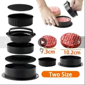 3in1 Round Hamburger Burger Press Beef Grill Food-Grade ABS Hamburger Helper Meat Press Cutlets Patty Maker Mold Kitchen Gadgets