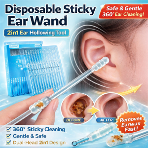 Disposable 2in1 Stainable Cleaning Cotton Ear Stick