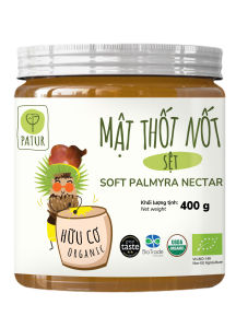 Mật thốt nốt sệt hữu cơ Patur 400G | USDA & EU | Nguyên Chất Tự Nhiên & Vì Sức Khỏe | Đặc sản An Giang
