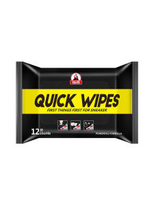 Khăn lau giày Quick Wipes vệ sinh giày sneaker không cần giặt 12 khăn