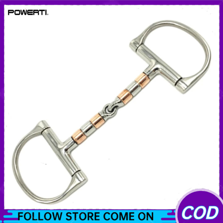 Horse Bit Stainless Steel Copper Snaffle Bit Gentle And Rust Free D ...