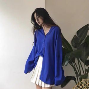 Áo Sơ Mi Nữ Phom Thụng Chất Voan Mềm Đẹp