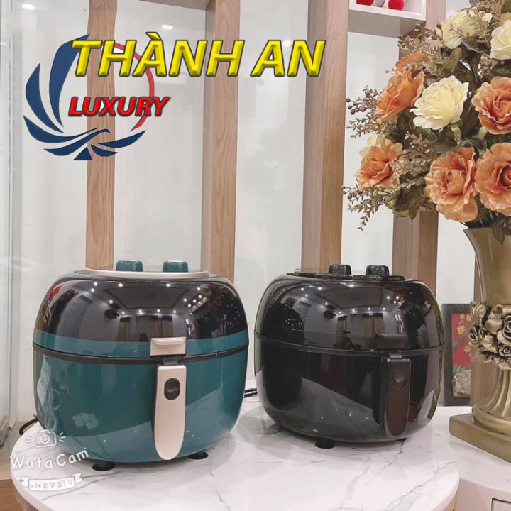 NỒI CHIÊN KHÔNG DẦU 8 lít PHome PL -800 THiết kế sang trọng,nắp kính ...