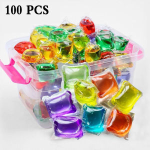 3in1 Laundry Gel Beads Capsule Gel 200 Pcs Box-packed Laundry Detergent Laundry Condensation Beads Detergent Lasting Fragrance Gel Liquid Dissolve Pod Sabun Basuh Baju Wan 洗衣凝珠