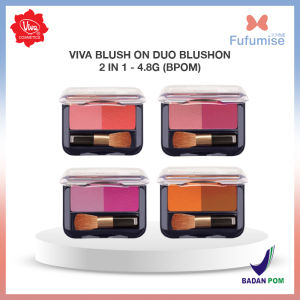 Viva Blush On Duo Blushon 2 in 1 - 4.8g (BPOM)