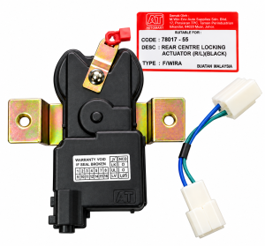 PROTON WIRA REAR CENTRE LOCKING ACTUATOR R/L BLACK | AT AUTOMART 78017-55 | CENTRAL DOOR LOCK MOTOR