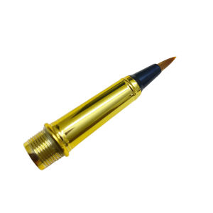 (Loại đẹp) Bút lông máy vỏ kim loại cao cấp chuyên luyện chữ Hán luyện thư pháp kinh thư vẽ tranh