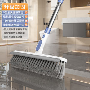 ไม้กวาดขัดผิวมหัศจรรย์แบบ2 In 1แปรงถูพื้นหมุนได้พร้อมแปรงช่องว่างบีบอัดไม้เซลฟี่แปรงห้องน้ำแปรงทำความสะอาดพื้น