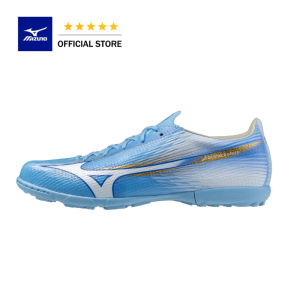【100% Authentic 】Mizuno Alpha III Pro All Surface Turf Soccer Shoe Football CELESTE-WHITE