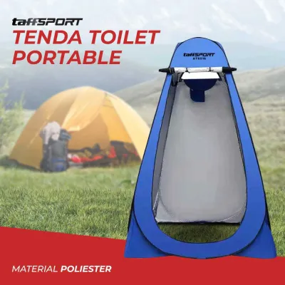 TaffSPORT Tenda Toilet Camping Outdoor Portable Buka Otomatis