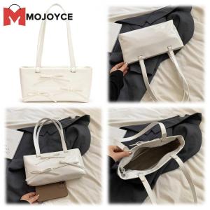 MOJOYCE Chic Womens Bowknot Shoulder Bag with Spacious Interior Durable PU Leather for Casual and Travel