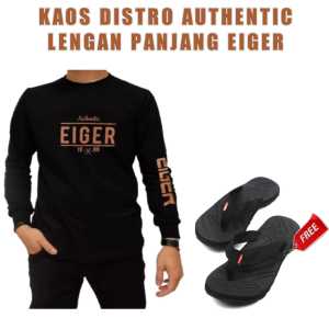 baju 1 paket pria lengan panjang eiger authentic kekinian free sandal aigerr pria dewasa fashion pria terbaru 2022 viral