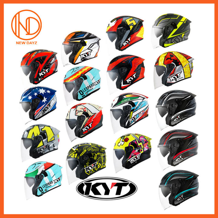 KYT HELMET NFJ DOUBLE VISOR AUTHENTIC GENUINE ORIGINAL Lazada