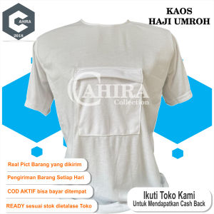 SINGLET HAJI UMROH KAOS DALAM HAJI UMROH SAKU DEPAN