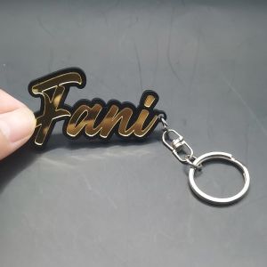 Gantungan Kunci Nama Akrilik Keychain custom Acrylic