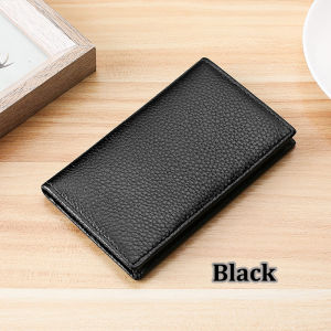 RFID Blocking Wallet ID VIP Credit Card Holder Genuine Leather Multiple Card Slots Thin Slim Cards Holders Wallets for Men