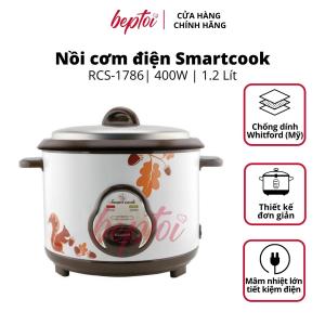 Nồi cơm điện cao cấp Smartcook nồi cơm điện nắp rời dung tích 1.2L công suất 400W RCS-1786