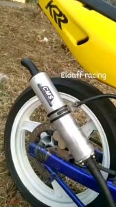 Knalpot Motor Berkualitas: Knalpot Ninja R RR SS CMS Non Kobra Black Dop Suara Garing Kemrincing