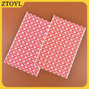 ZTOYL  208PC 10mm bảo hành dễ vỡ con dấu nhãn dán phổ bảo đảm khoảng trống nhãn dán