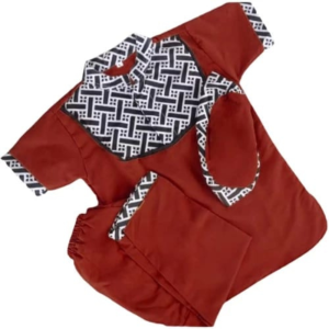 Baju Koko Anak Usia 1-10 Tahun Motif Batik Plus Peci