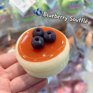 PYA94 Blueberry Squishy Strawberry Hand Relax Simulation Sensory Fidget Ball Creative Food Shape Soufflé Squishy Kids Adults