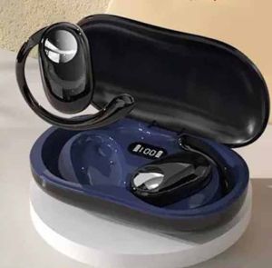 180° Rotating Open OWS Bluetooth Headset Waterproof Wireless Earphones 360° Stereo HiFi Sound Earbuds Microphone LED Display