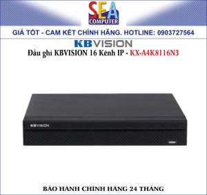 Đầu ghi KBVISION 16 Kênh IP - KX-A4K8116N3