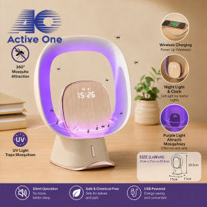 ACTIVEONE 2 in 1 Electric Mosquito Swatter UV Killer Lamp Foldable Rechargeable Raket Nyamuk Elektrik - Fulfilled by ACTIVEONE