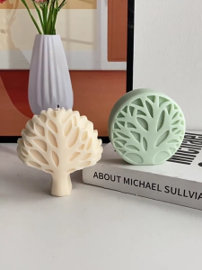 Mushroom Tree Silicone Molds for Plaster Decorations Tree Shaped Silicones Molds for Soap Chocolates
