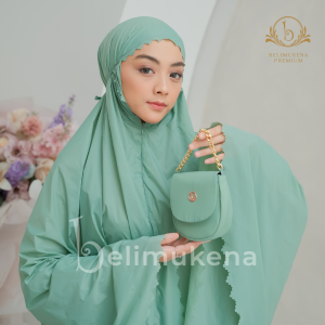 BELIMUKENA PREMIUM - Mukena Mini Parasut Premium Korea 2in1 Daily Lasercut Travel Yuri