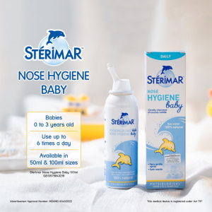 STERIMAR Nose Hygiene Baby (50ml) | Gentle Nasal Cleansing