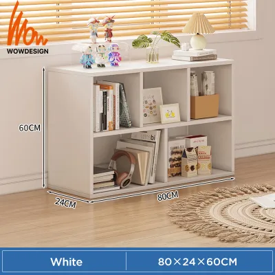 Rak Buku Book Cabinet Book Shelf Rack Almari Buku Storage Cabinet Divider Cabinet Display Cabinet Utility Shelf Multipurpose Office Cabinet