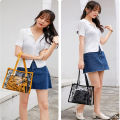CINDYBAG Tas transparan bening tren 2025 untuk kerja tas totebag wanita kekinian tas Import Premium. 