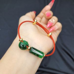 Q442 Vòng lu thống túi tiền Cẩm Thạch Sơn Thủy ko kén mệnh - Phong Thuỷ TUDO P