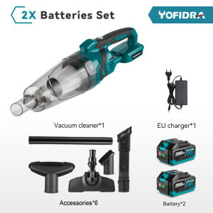 Ready Stock🔔YOFIDRA 1500W Cordless Handheld Electric Vacuum Cleaner Vacuum Stand Rechargeable Cleaning Tool for Home Car Pet Hair for Makita 18V Battery
