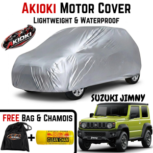 Akioki Nylon Car Cover Waterproof for SUZUKI JIMNY with Storage Bag and Chamois
