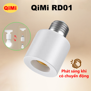 Đui Đèn E27 Cảm Biến Tự Động RD01 - Phát Sáng Khi Có Chuyển Động Dễ Lắp Đặt Tiết Kiệm Điện