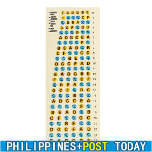 【Fast delivery】Guitar Fretboard Note Labels Fret Sticker For Electric Guitar Bass Guitar sticker