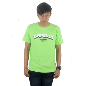 Kaos Pria Distro Bandung Bamboo Apparel Font Tebal