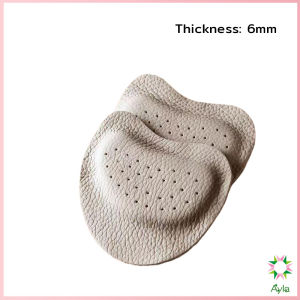 Ayla แผ่นรองเท้า กันลื่น ฟองน้ําหนาติดหน้าเท้า ยืดหยุ่นนุ่มเท้า Women insoles
