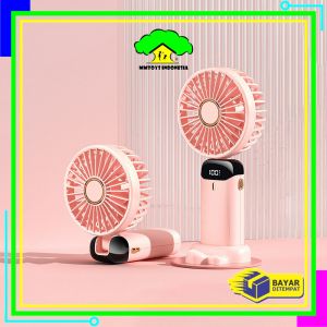 MI-C1135 Kipas Angin Lipat Mini 5-Speed Wind Led Display dengan Aromaterapi USB 10000mAh Kipas Leher