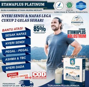 Susu Etawaplus Platinum Kemasan 250gram Susu untuk sesak nafas Pengeroposan tulang dan Asam urat