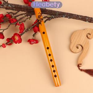 Heabety 1PC Trung Quốc Truyền Thống 6 Lỗ Sáo Tre Dọc Sáo Clarinet Sinh Viên Nhạc Cụ Bằng Gỗ Màu Sắc Sáo Cho Người Mới Bắt Đầu