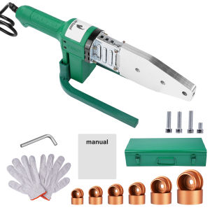 (BH 2 năm) Máy hàn ống nước nóng ppr 1200wMáy hàn nhiệt ống nước ppr 20-63mmmáy hàn ống nhiệt pprkèm 6 đầu hàn chuyên nghiệp
